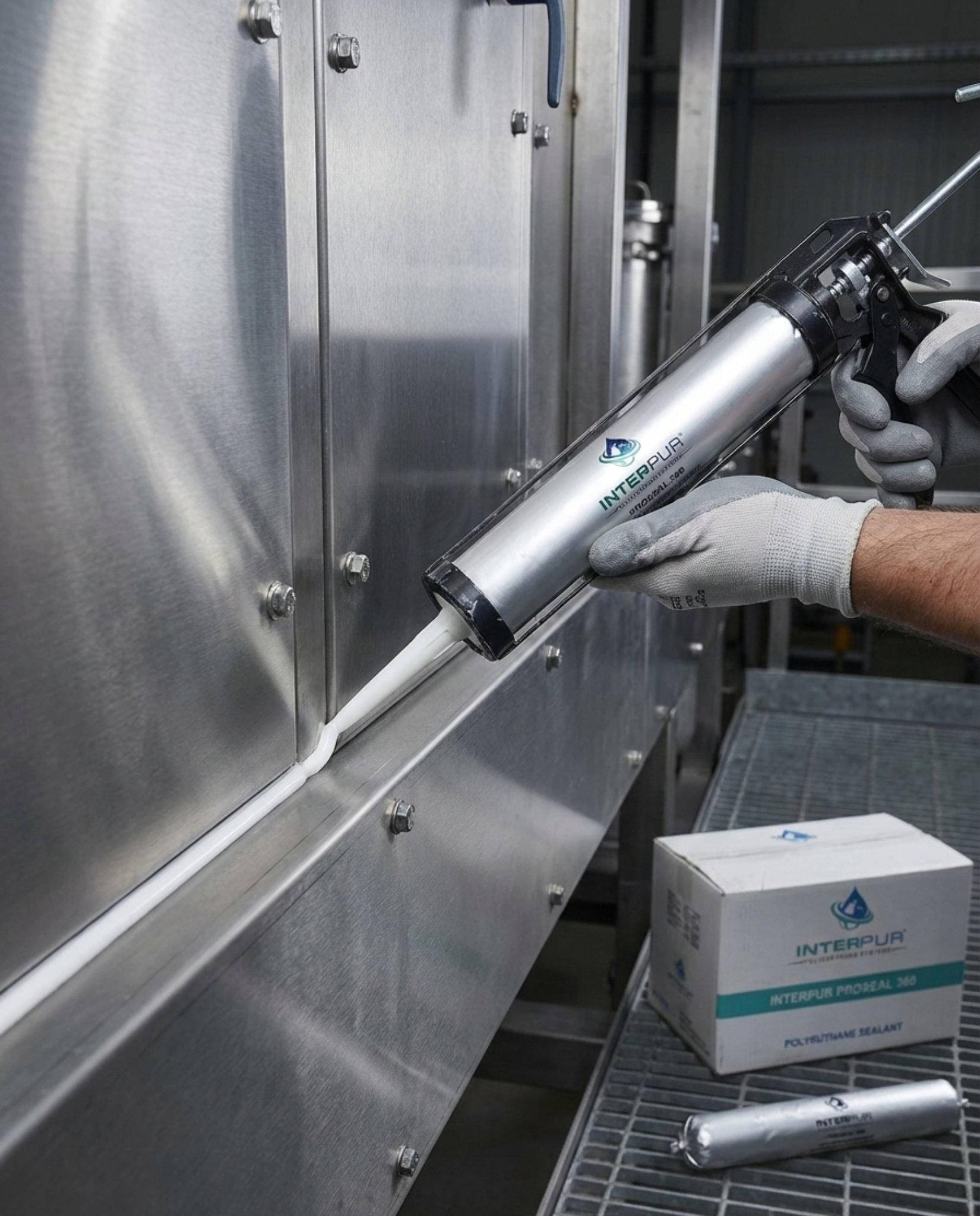 Sealant applied along a window installation detail